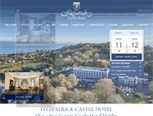 Tablet Screenshot of fitzpatrickcastle.com